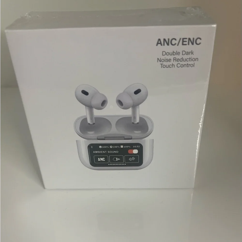 Wireless Earbuds with ANC/ENC - White